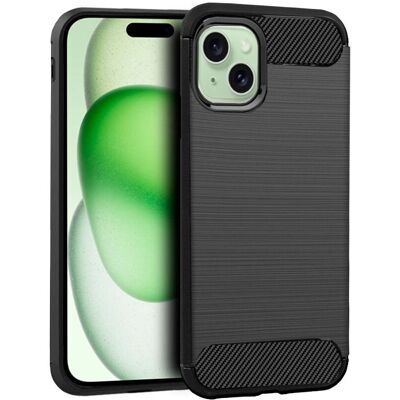 Capa para iPhone 15 Plus Preta - Acessórios COOL Capa para iPhone 15 Plus Preta - Acessórios COOL