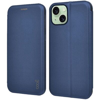 Cool iPhone 15 Plus Blauer Flip Cover - Handyhülle Cool iPhone 15 Plus Blauer Flip Cover - Handyhülle