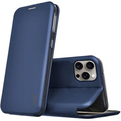 Cool iPhone 15 Pro Max Flip Etui Niebieski - Cover Cool iPhone 15 Pro Max Flip Etui Niebieski - Cover