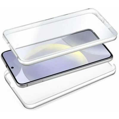 Cool Transparent Silikonfodral Galaxy S24 - 360° Skydd Cool Transparent Silikonfodral Galaxy S24 - 360° Skydd