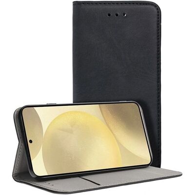 Cool Samsung Galaxy S24+ Zwarte Flip Cover - Telefooncasing Cool Samsung Galaxy S24+ Zwarte Flip Cover - Telefooncasing