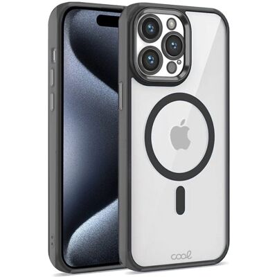 Funda Magnética COOL para iPhone 15 Pro Negra - Protector de Teléfono Funda Magnética COOL para iPhone 15 Pro Negra - Protector de Teléfono