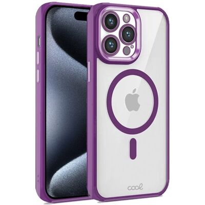 Violette Magnetische Hoes voor iPhone 15 Pro - Bescherming Violette Magnetische Hoes voor iPhone 15 Pro - Bescherming