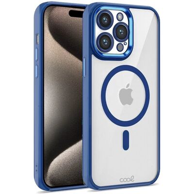 Funda Magnética Azul para iPhone 15 Pro Max - Smartphone Cover Funda Magnética Azul para iPhone 15 Pro Max - Smartphone Cover