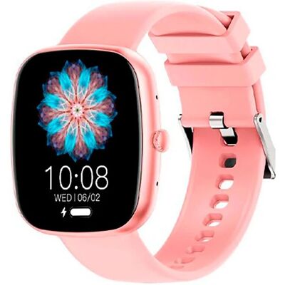 Reloj inteligente AMOLED Rosa - Salud y Deporte Reloj inteligente AMOLED Rosa - Salud y Deporte