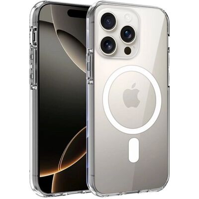 Funda Magnética Transparente para iPhone 16 Pro - carcasa Funda Magnética Transparente para iPhone 16 Pro - carcasa