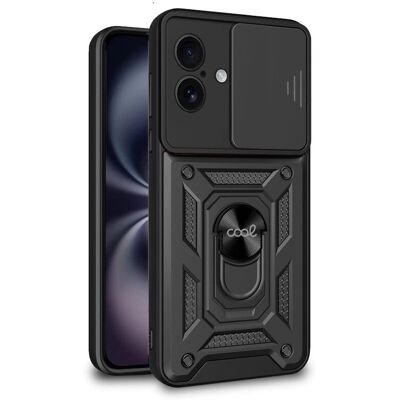COOL Accesorios iPhone 16 Hart Ring Schwarze Handyhülle COOL Accesorios iPhone 16 Hart Ring Schwarze Handyhülle