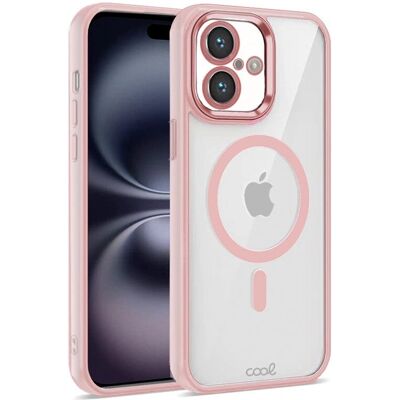 Funda Magnética Rosa para iPhone 16 - Protector Funda Magnética Rosa para iPhone 16 - Protector