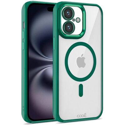 COOL Accesorios iPhone 16 Magnetische Hoes - Groen COOL Accesorios iPhone 16 Magnetische Hoes - Groen
