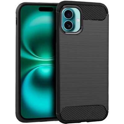 COOL Telefoonhoesje Impactbestendig Zwart voor iPhone 16 Plus - Telefoonaccessoire COOL Telefoonhoesje Impactbestendig Zwart voor iPhone 16 Plus - Telefoonaccessoire