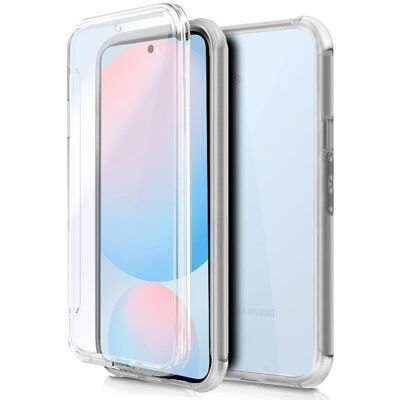 Samsung Galaxy S24 FE Silikon 3D Klare Vorder- und Rückseite Hülle Samsung Galaxy S24 FE Silikon 3D Klare Vorder- und Rückseite Hülle