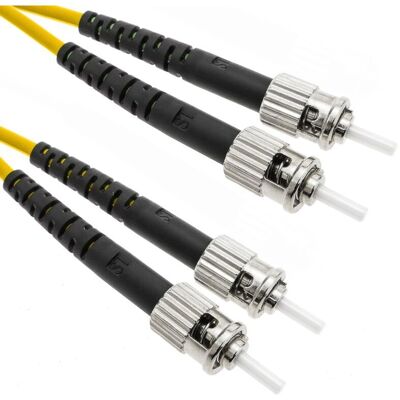 Cable de fibra óptica monomodo dúplex Bematik 9/125 - 100m Cable de fibra óptica monomodo dúplex Bematik 9/125 - 100m