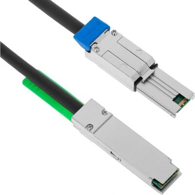 Cable Híbrido Bematik Modelo FZ04100 1m SAS QSFP+ Cable Híbrido Bematik Modelo FZ04100 1m SAS QSFP+
