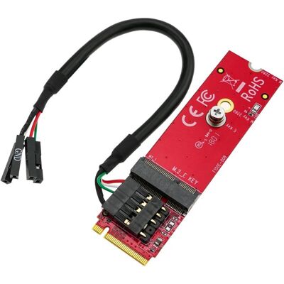 Adaptador Bematik M.2 PCIe E-Key a M-Key - USB Adaptador Bematik M.2 PCIe E-Key a M-Key - USB