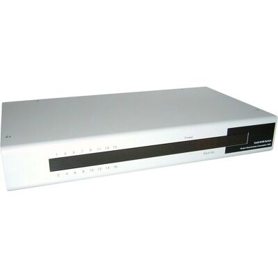 Conmutador KVM Rack 1U 16CPU Bematik Dual Console Cat.5 Conmutador KVM Rack 1U 16CPU Bematik Dual Console Cat.5