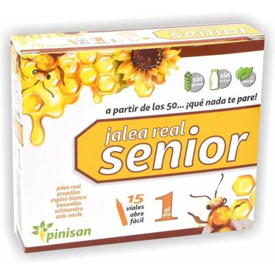 Pinisan Königinnengelee Senior 15 Vials - Vitalität für 50+ Erwachsene Pinisan Königinnengelee Senior 15 Vials - Vitalität für 50+ Erwachsene
