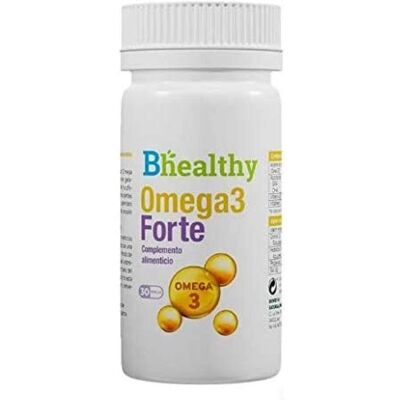 Bhealthy Omega 3 Forte - Suplemento de Aceite de Pescado EPA DHA - Apoyo Cardiaco Bhealthy Omega 3 Forte - Suplemento de Aceite de Pescado EPA DHA - Apoyo Cardiaco