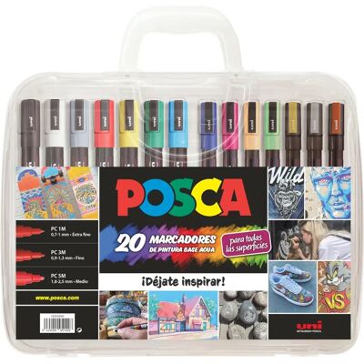 Uni-Posca Markers Pack - Water-Based Paint - Assorted Colors Uni-Posca Markers Pack - Water-Based Paint - Assorted Colors