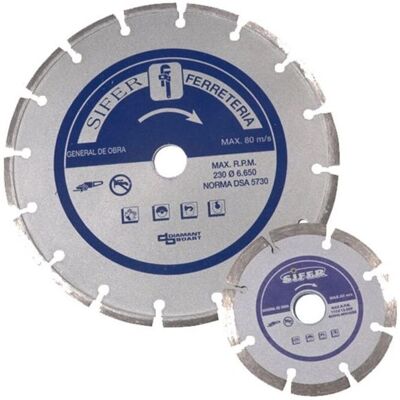 Disco diamantato segmentato blu Sifer 14434 - Disco di taglio Disco diamantato segmentato blu Sifer 14434 - Disco di taglio