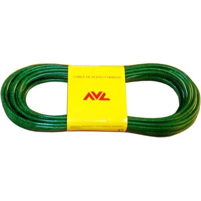 Cavo in acciaio Avl 3,5 mm Verde - 10 m Cavo in acciaio Avl 3,5 mm Verde - 10 m