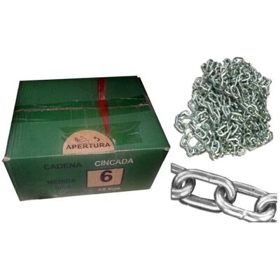 Cadena zincada Fplus - 2,0mm - 20kg Cadena zincada Fplus - 2,0mm - 20kg