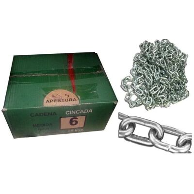 Cadena zincada 4,0 mm - Cadena Cadena zincada 4,0 mm - Cadena