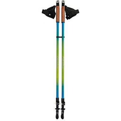 Columbus Outdoor - ND2 Nordic - Bâtons de marche nordique - Bleu - 85-135cm Columbus Outdoor - ND2 Nordic - Bâtons de marche nordique - Bleu - 85-135cm