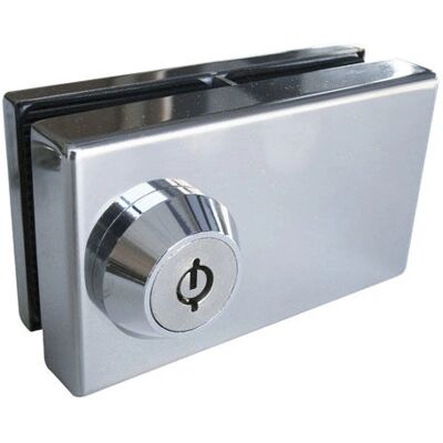 Cerradura cbm 2001 puerta cristal - altura media - cristal 10mm - llave tubular Cerradura cbm 2001 puerta cristal - altura media - cristal 10mm - llave tubular
