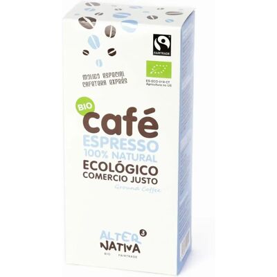 Café molido Orgánico Arabica Robusta - 250g Café molido Orgánico Arabica Robusta - 250g