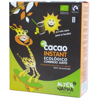 Cacao Polvo Instantáneo Bio de Alternativa3 - 750 g Cacao Polvo Instantáneo Bio de Alternativa3 - 750 g