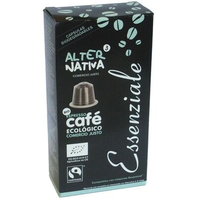 Cápsulas ecológicas de café AlterNativa3 - 10 unidades Cápsulas ecológicas de café AlterNativa3 - 10 unidades