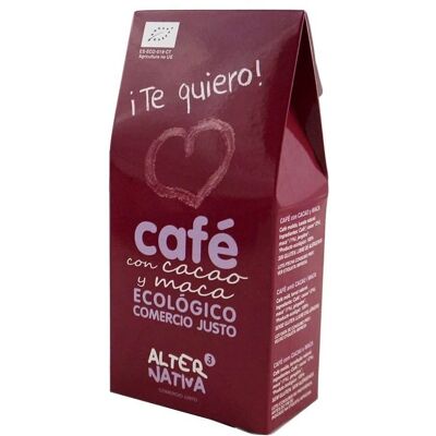 Café molido orgánico con maca, cacao y jengibre - 125 g - Alternativa3 Café molido orgánico con maca, cacao y jengibre - 125 g - Alternativa3