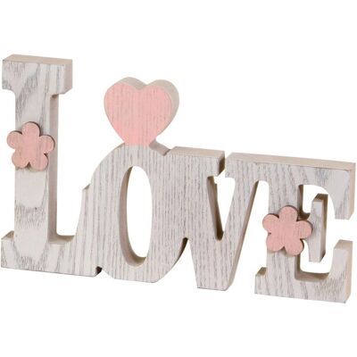 MOPEC Décoration Bois Love - Figur Romantique MOPEC Décoration Bois Love - Figur Romantique