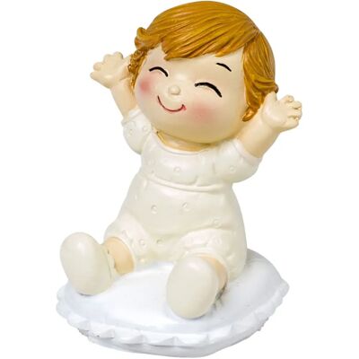 MOPEC Figur Tête de Mariage avec Bébé Assis MOPEC Figur Tête de Mariage avec Bébé Assis