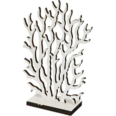 Mopec W1808 Figure corail blanche bois 8 x 19 cm - Objet décoratif Mopec W1808 Figure corail blanche bois 8 x 19 cm - Objet décoratif