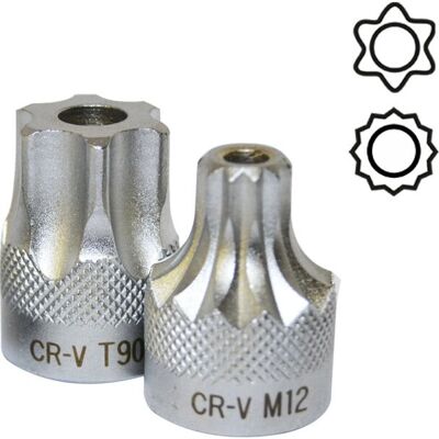 JBM Chiave a impatto - 12 denti - Trasmissione da 1/2 pollice JBM Chiave a impatto - 12 denti - Trasmissione da 1/2 pollice