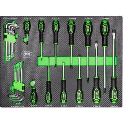 JBM Set di Utensili EVA - 14298 - Phillips e Torx - Resistente, Organizzato JBM Set di Utensili EVA - 14298 - Phillips e Torx - Resistente, Organizzato