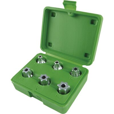 Jeu de douilles d'impact JBM - Torx sécurité 6 pcs - 1/2" - Publicité Jeu de douilles d'impact JBM - Torx sécurité 6 pcs - 1/2" - Publicité