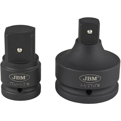 Accesorio de enchufe de impacto JBM 52545 - Juego de 2 adaptadores Accesorio de enchufe de impacto JBM 52545 - Juego de 2 adaptadores