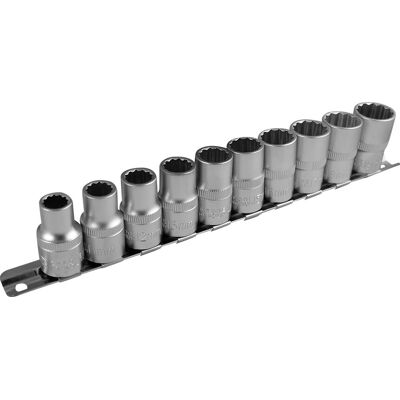 JBM 52716 Ensemble de Douilles - 10-19mm, 12 points, 1/2" de conduite - Publicité JBM 52716 Ensemble de Douilles - 10-19mm, 12 points, 1/2" de conduite - Publicité