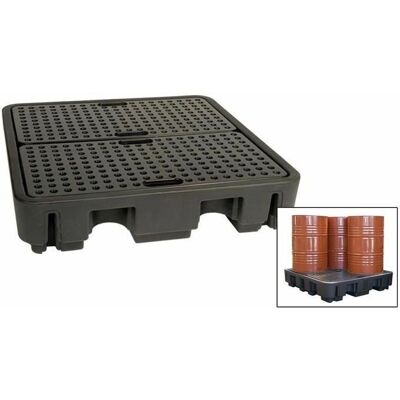JBM 52806 Réservoir de Stockage - Supporte 4 Fûts - Couvercle Amovible - Publicité JBM 52806 Réservoir de Stockage - Supporte 4 Fûts - Couvercle Amovible - Publicité