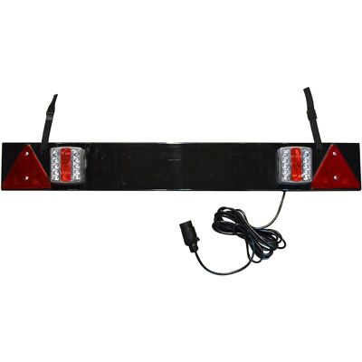 Barra luminosa per rimorchio JBM 52838 con 2 pilot LED - Adattatore chiave Barra luminosa per rimorchio JBM 52838 con 2 pilot LED - Adattatore chiave