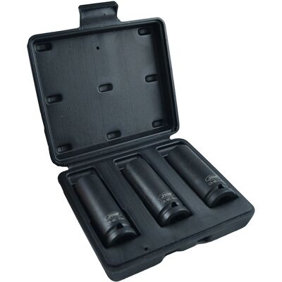 Zestaw Nasadek Udarowych JBM - 17-19-21mm Długie Hex Zestaw Nasadek Udarowych JBM - 17-19-21mm Długie Hex