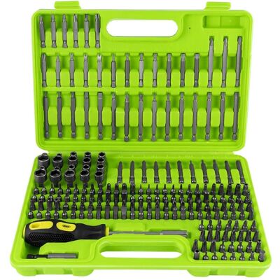 Set de Tournevis Manuel JBM 53574 - 208 Embouts - Publicité Set de Tournevis Manuel JBM 53574 - 208 Embouts - Publicité