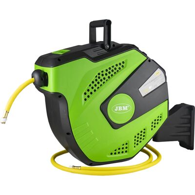 Tuyau d'air JBM 53583 - 22m, vert, raccord 3/8" - Publicité Tuyau d'air JBM 53583 - 22m, vert, raccord 3/8" - Publicité