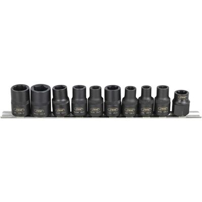 JBM Juego de 10 vasos de impacto para automoción JBM Juego de 10 vasos de impacto para automoción