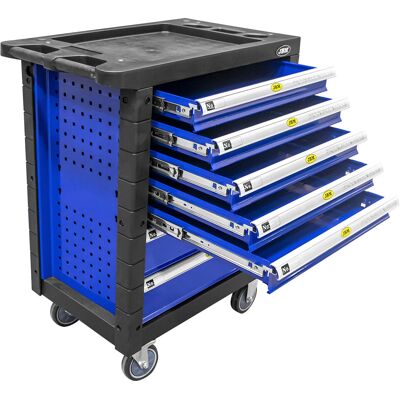Armadio garage JBM 53768 - Blu, 7 cassetti, Blocco centrale Armadio garage JBM 53768 - Blu, 7 cassetti, Blocco centrale