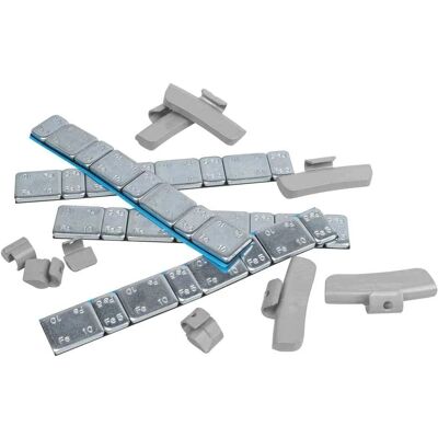 JBM - 53864 - 60g hierro adhesivos - pesos de zinc - Counterweight case JBM - 53864 - 60g hierro adhesivos - pesos de zinc - Counterweight case