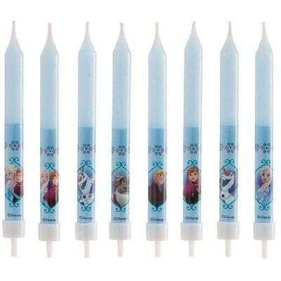 Jadeo 8 Velas de Aniversário da Rainha de Gelo - Velas Jadeo 8 Velas de Aniversário da Rainha de Gelo - Velas