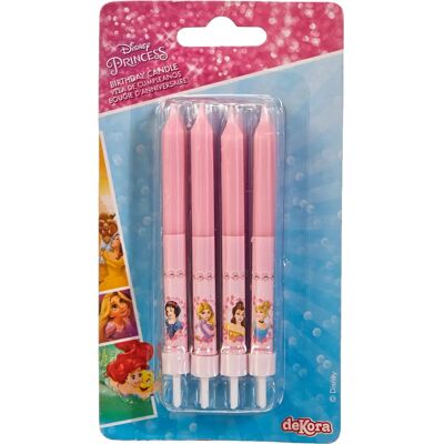 Velas de aniversário Disney Princesas - Conjunto de 8 Velas de aniversário Disney Princesas - Conjunto de 8